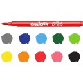ΜΑΡΚΑΔΟΡΟΙ CARIOCA Super Brush 10 Χρώματα λεπτοί 42937