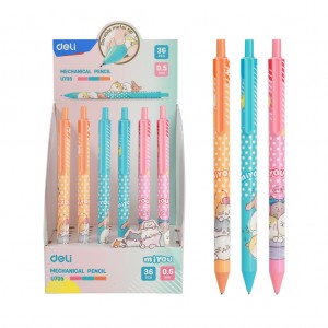Μηχανικό μολύβι Deli 3 χρώματα με φιγούρες MiYou 0.5mm 705