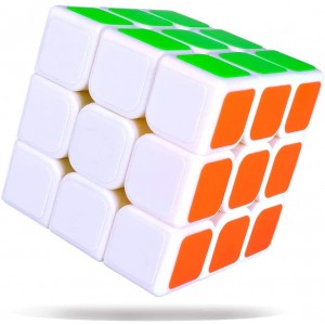 Κύβος του Rubik 3x3 με λευκό περίγραμμα OEM w-7105
